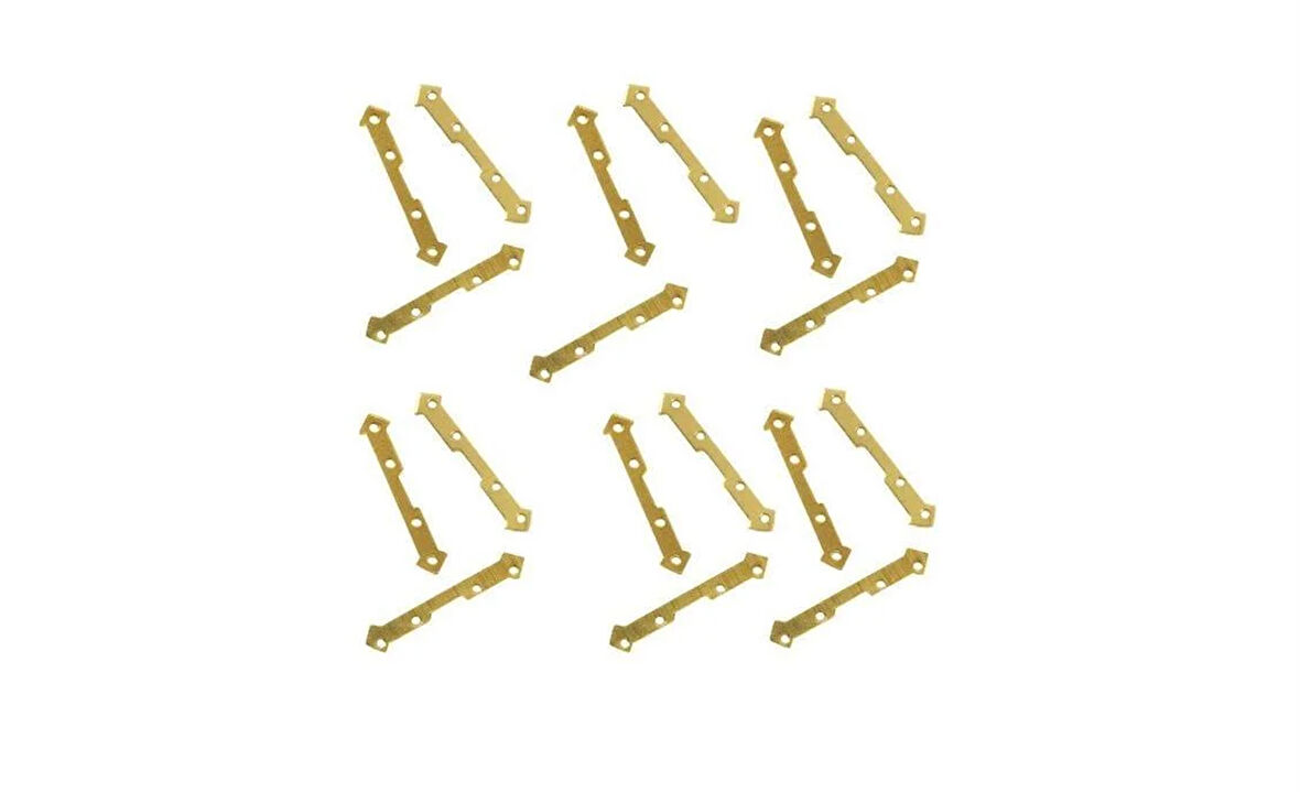 Occre 17037 Düz Menteşe 2.5x15 mm. Prinç, 20 Adet