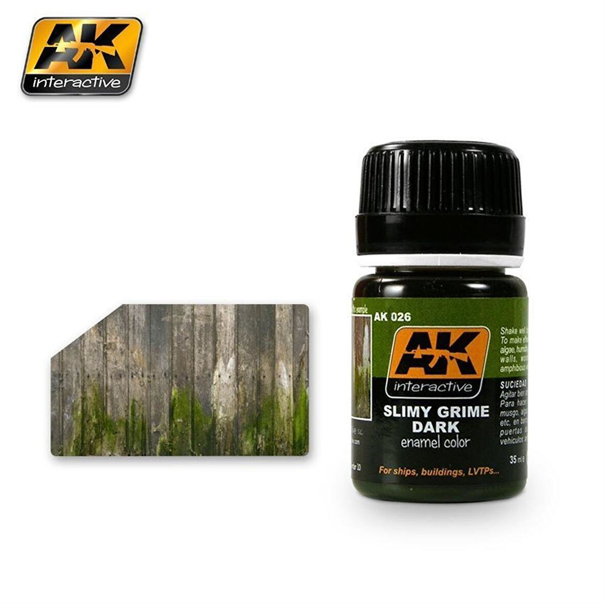 AK 026 35 ml. Koyu Yapışkan Kir Efekti, Enamel Model Boyası