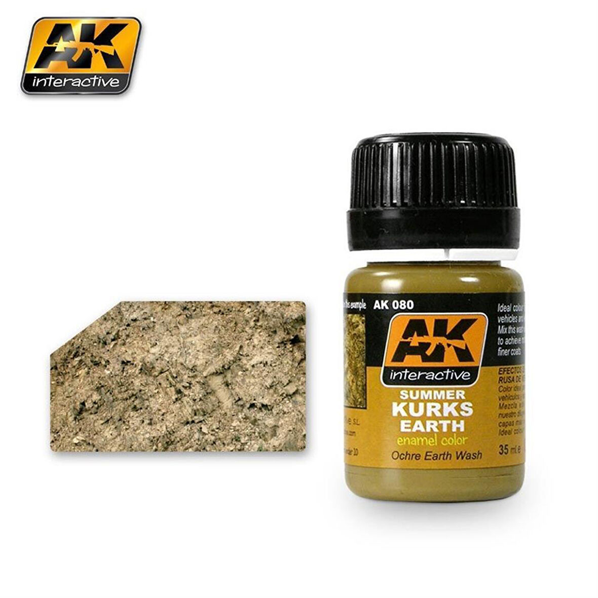 AK 080 35 ml. Summer Kursk Earth Efekti, Enamel Model Boyası