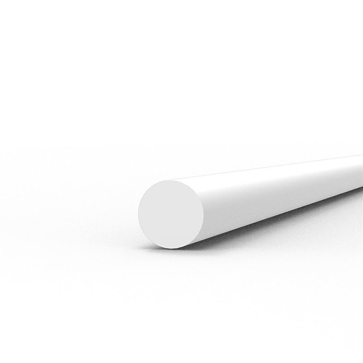 AK 6539 1.50 x 350 mm. Plastik Yuvarlak Çubuk, 10 Adet