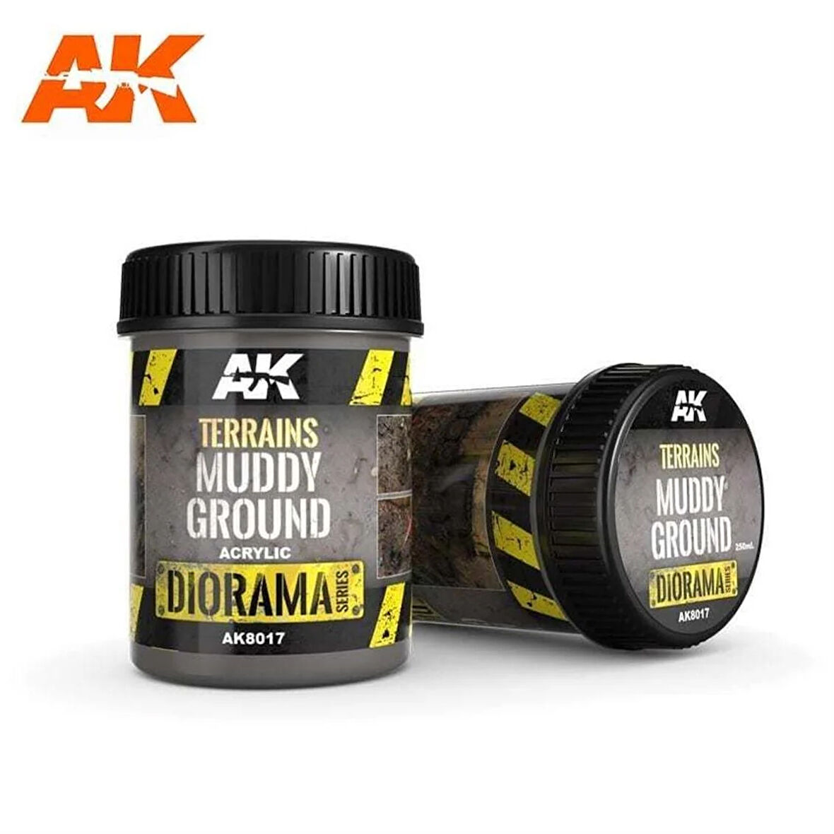 AK 8017 250 ml. Çamurlu Arazi, Akrilik, Diorama Serisi Zemin Dokusu