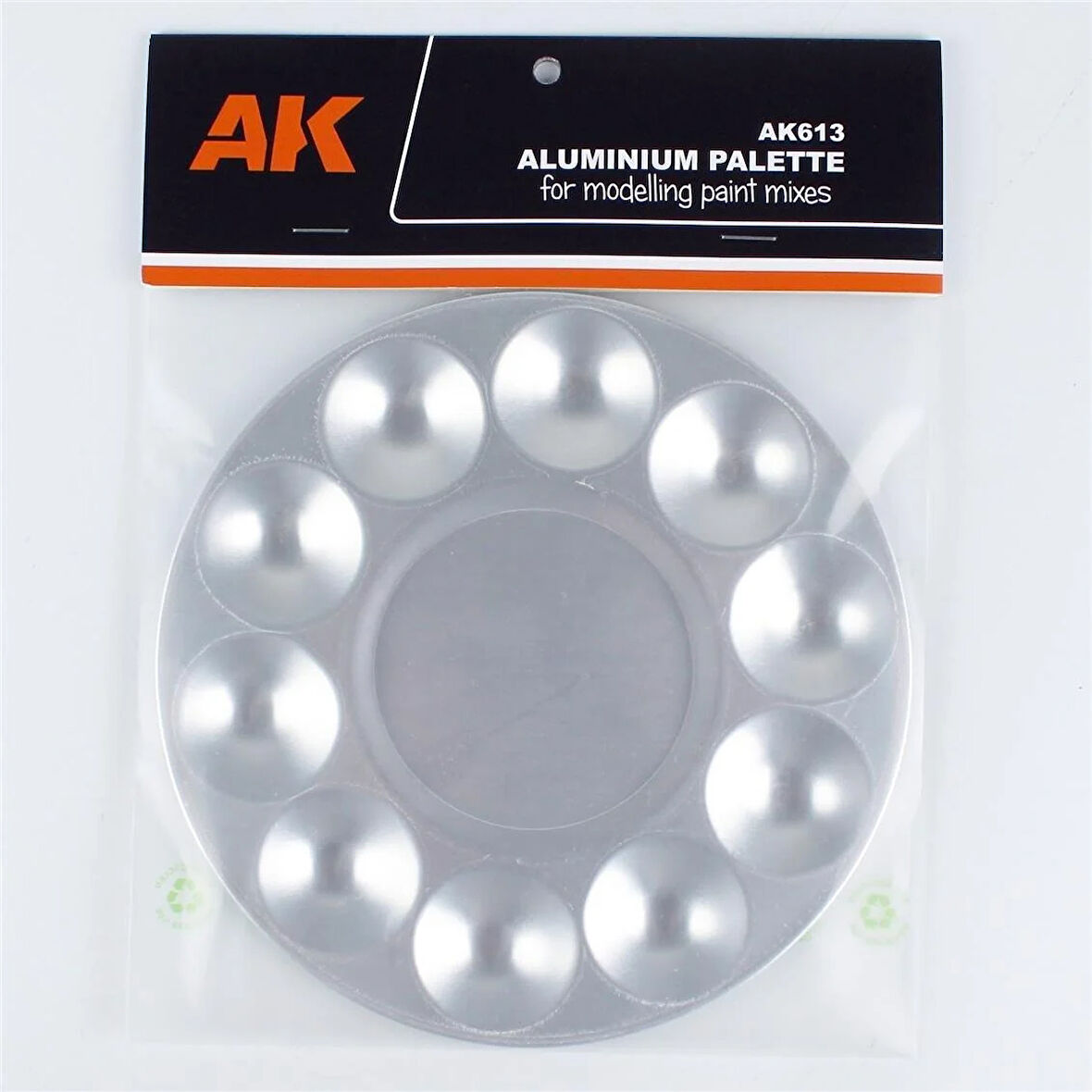 AK 613 10 Gözlü Aliminyum Boya Paleti