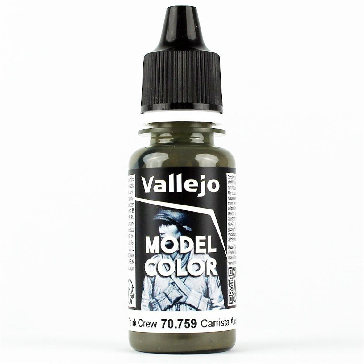Vallejo 70759 18 ml. (100) German Tank Crew, Model Color Serisi Model Boyası