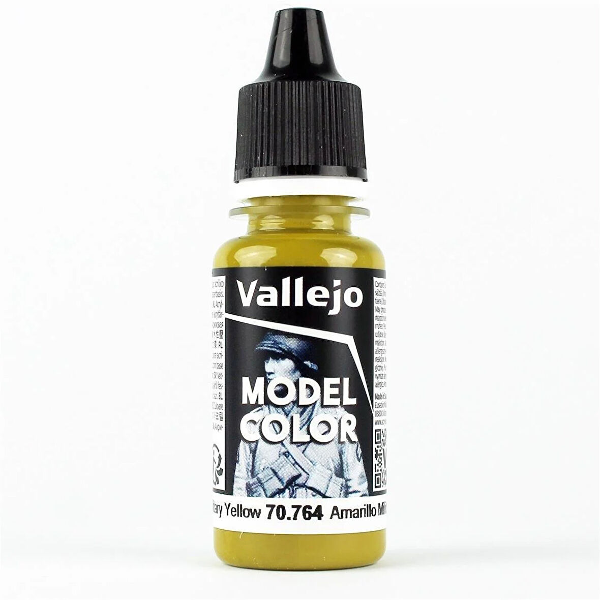 Vallejo 70764 18 ml. (125) Military Yellow, Model Color Serisi Model Boyası