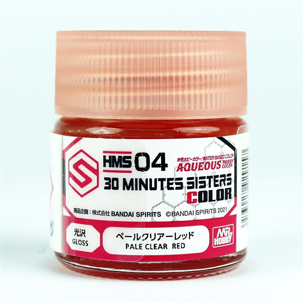 Mr.Hobby HMS-04 10 ml. 30 Minutes Sisters Colors, Pale Clear Red, Aqueous Serisi Model Boyası