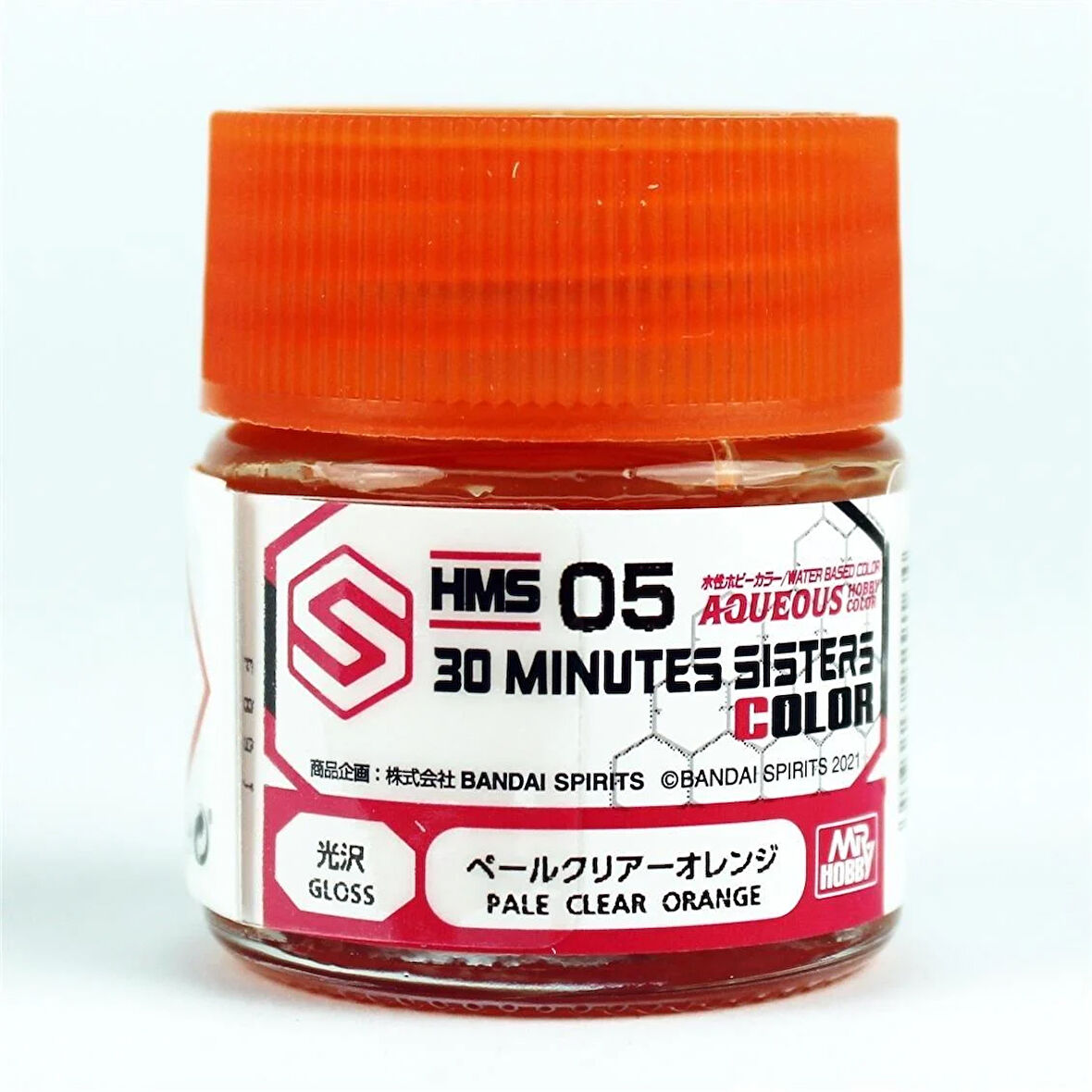 Mr.Hobby HMS-05 10 ml. 30 Minutes Sisters Colors, Pale Clear Orange, Aqueous Serisi Model Boyası
