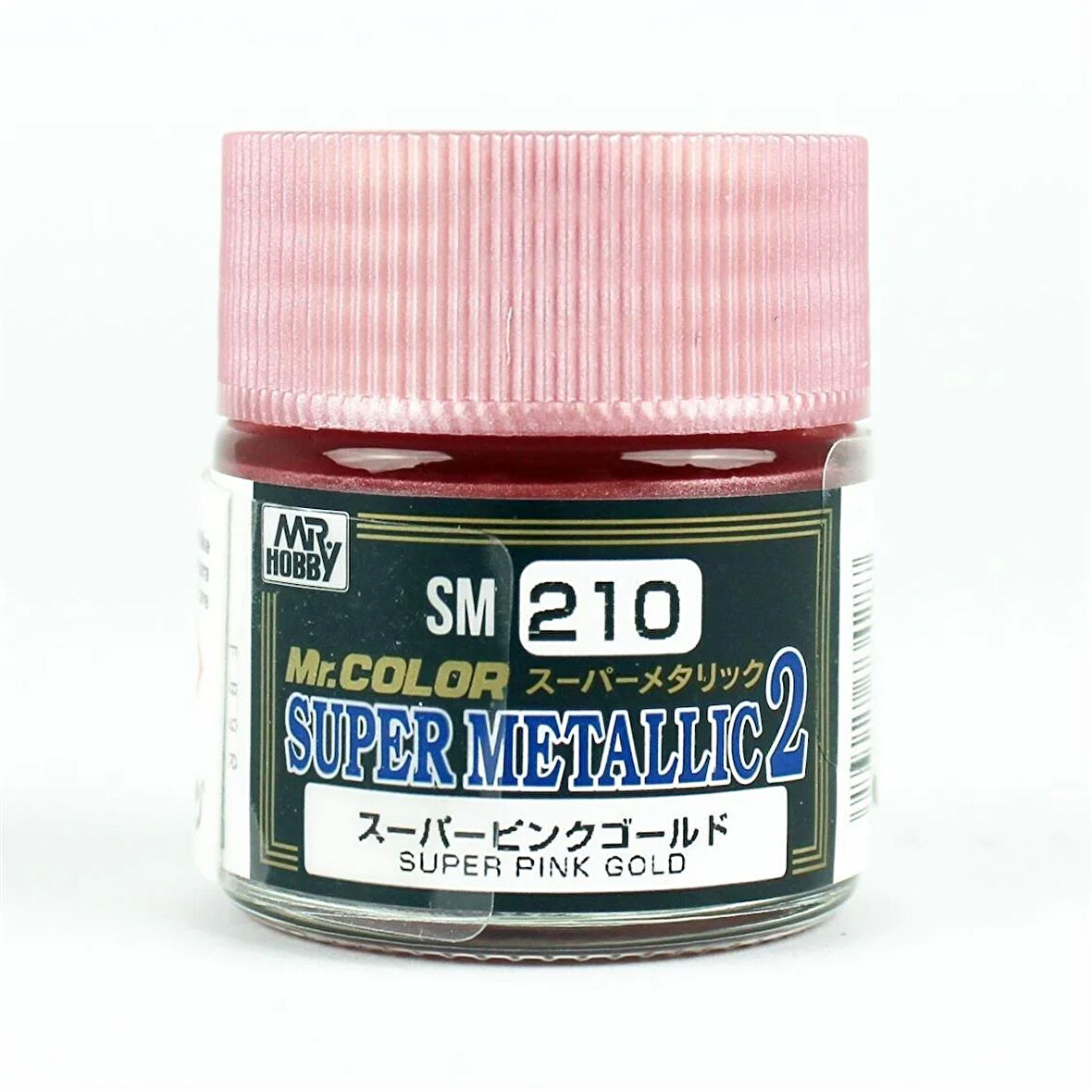 Mr.Hobby SM-210 10 ml. Super Metallic Pink Gold, Metallic Colors-II Serisi Model Boyası