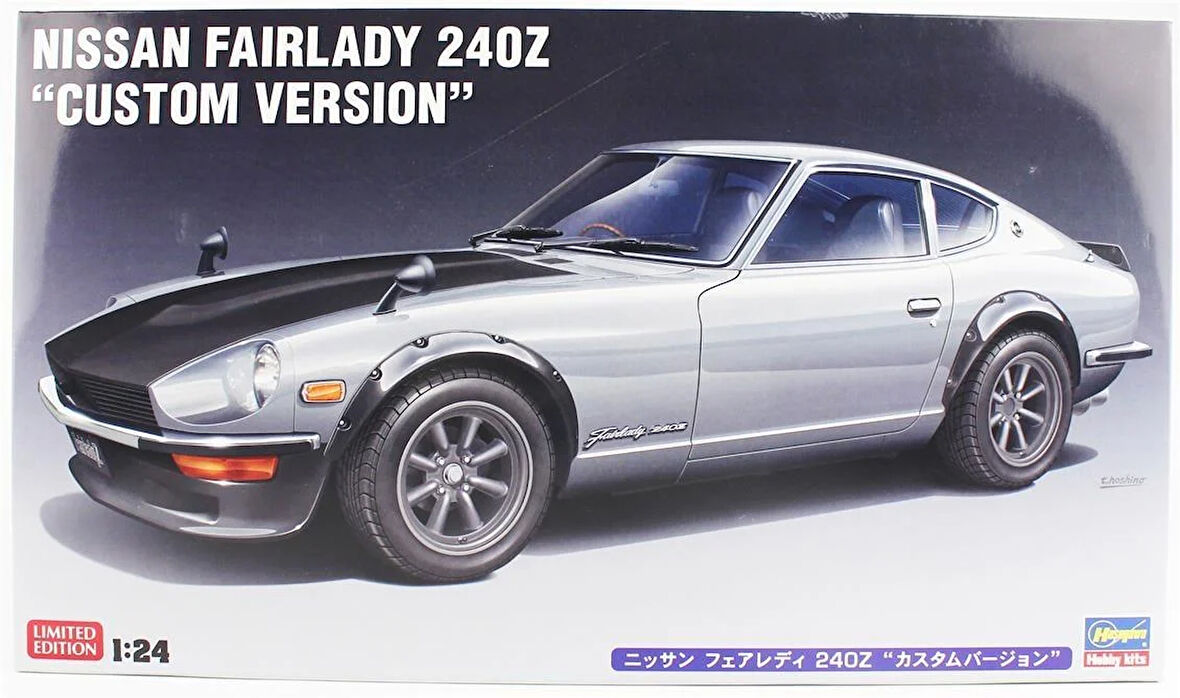Hasegawa 20682 1/24 Ölçek, Nissan Fairlady 240Z (Custom Version), (Limited Edition) Otomobil Plastik Model Kiti