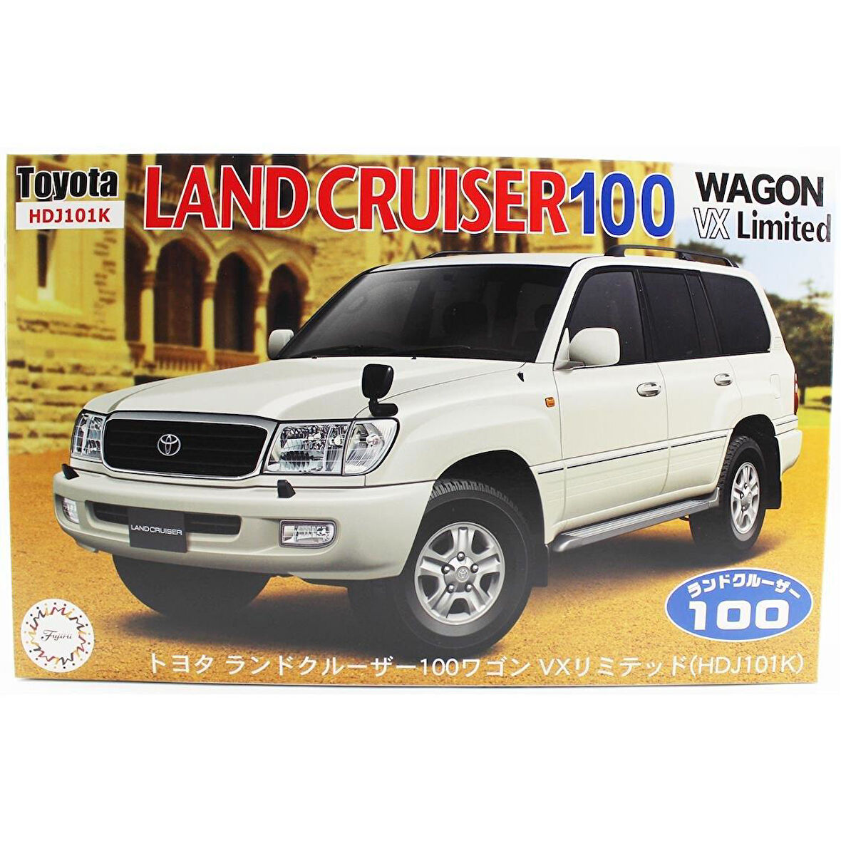 Fujimi ID-137 03800 1/24 Ölçek, Toyota Land Cruiser 100 VAN, Cip Plastik Model Kiti