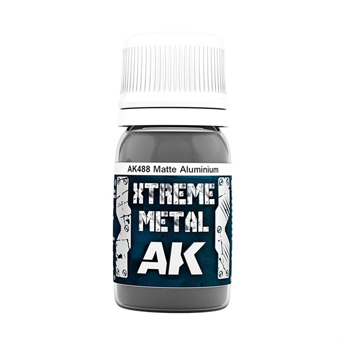AK 488 30 ml. Mat Aliminyum Rengi, Xtreme Metal Serisi Model Boyası