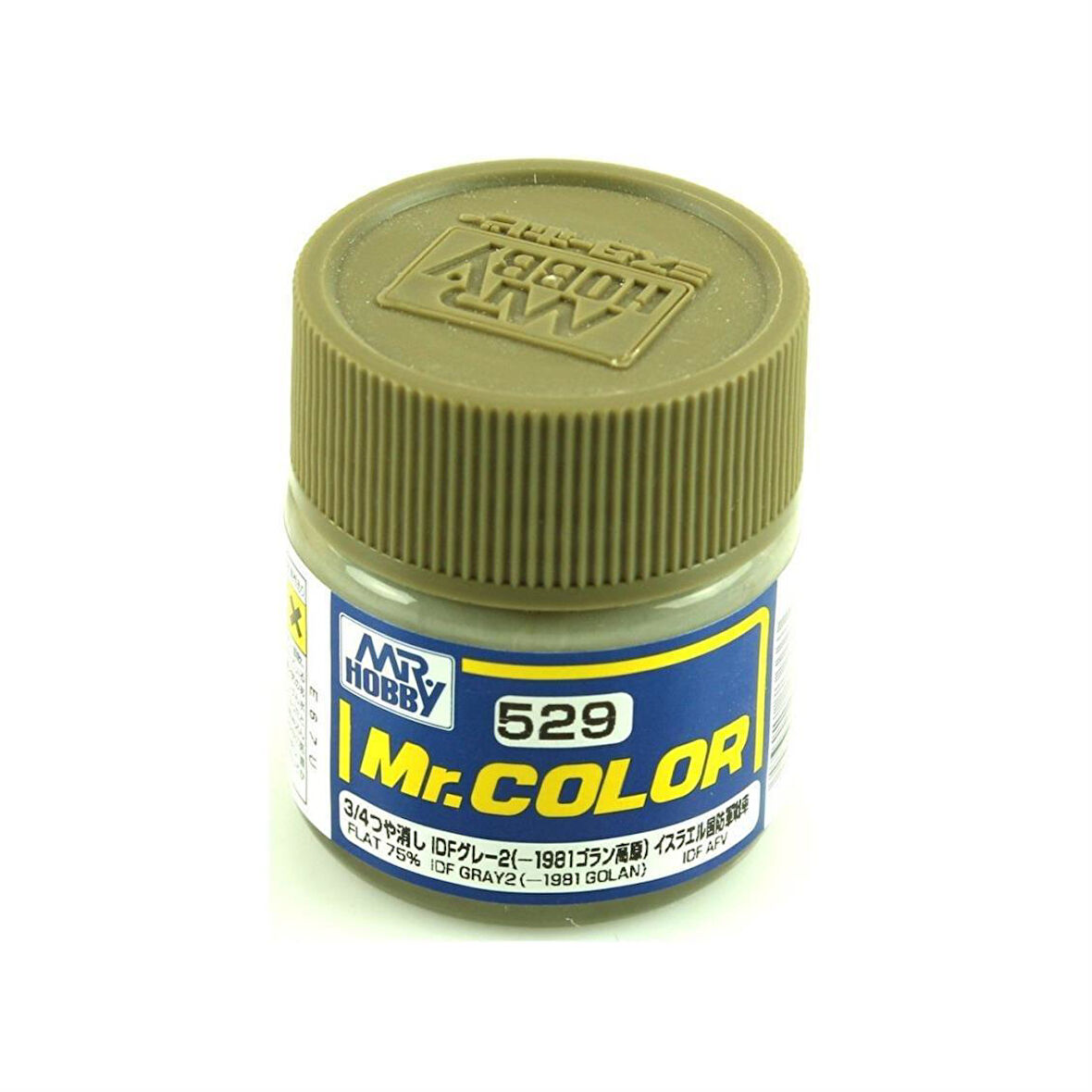 Mr.Hobby C-529 10 ml. IDF Gray 2 (1981 Golan), Mr.Color Serisi Model Boyası