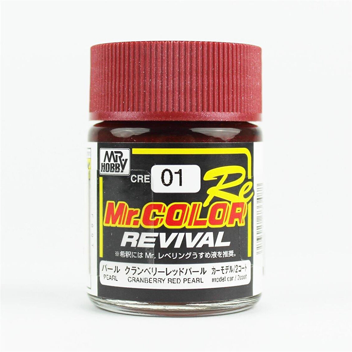 Mr.Hobby CRE-01 10 ml. Cranberry Red Pearl, Revival Serisi Model Boyası