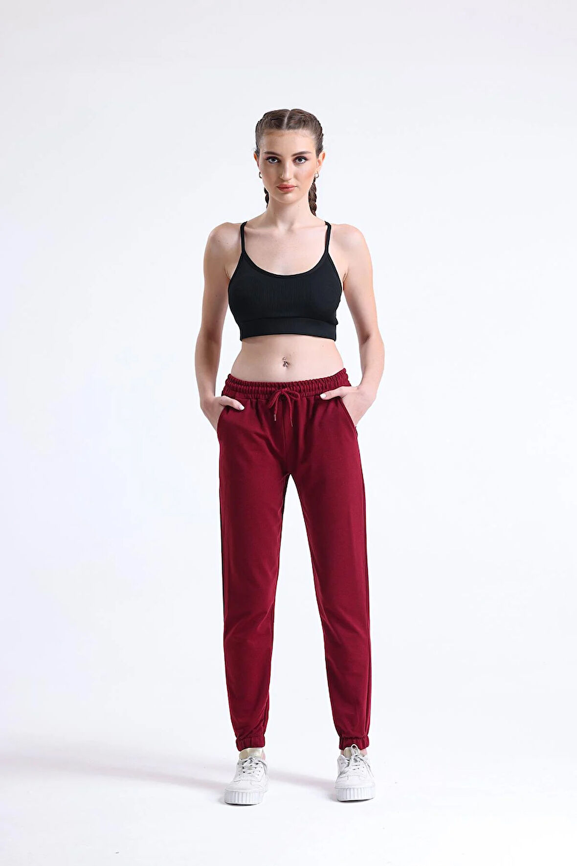 Kadın Eşofman Altı, Pijama Tek Alt | Bordo