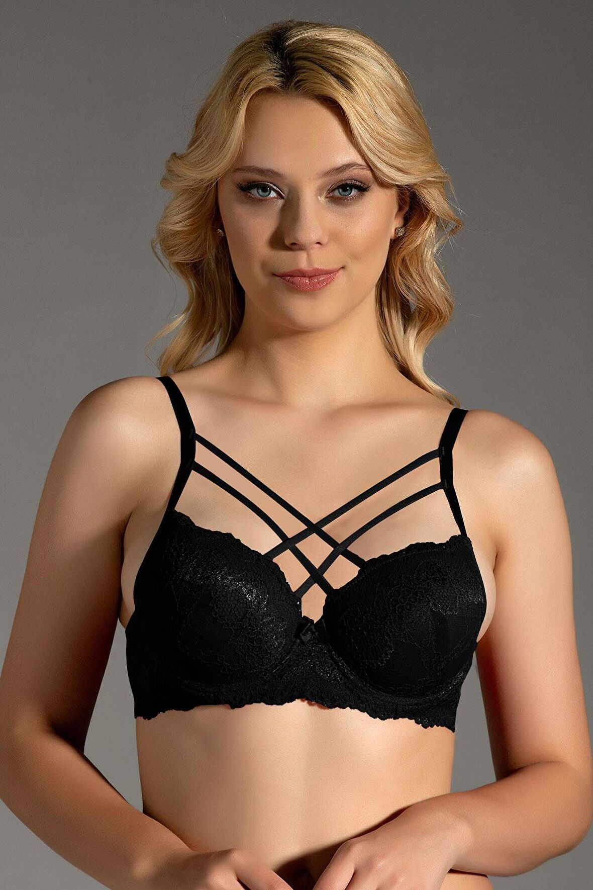 Dantel Tasarım Basic Desteksiz Sütyen | New Bra 1731
