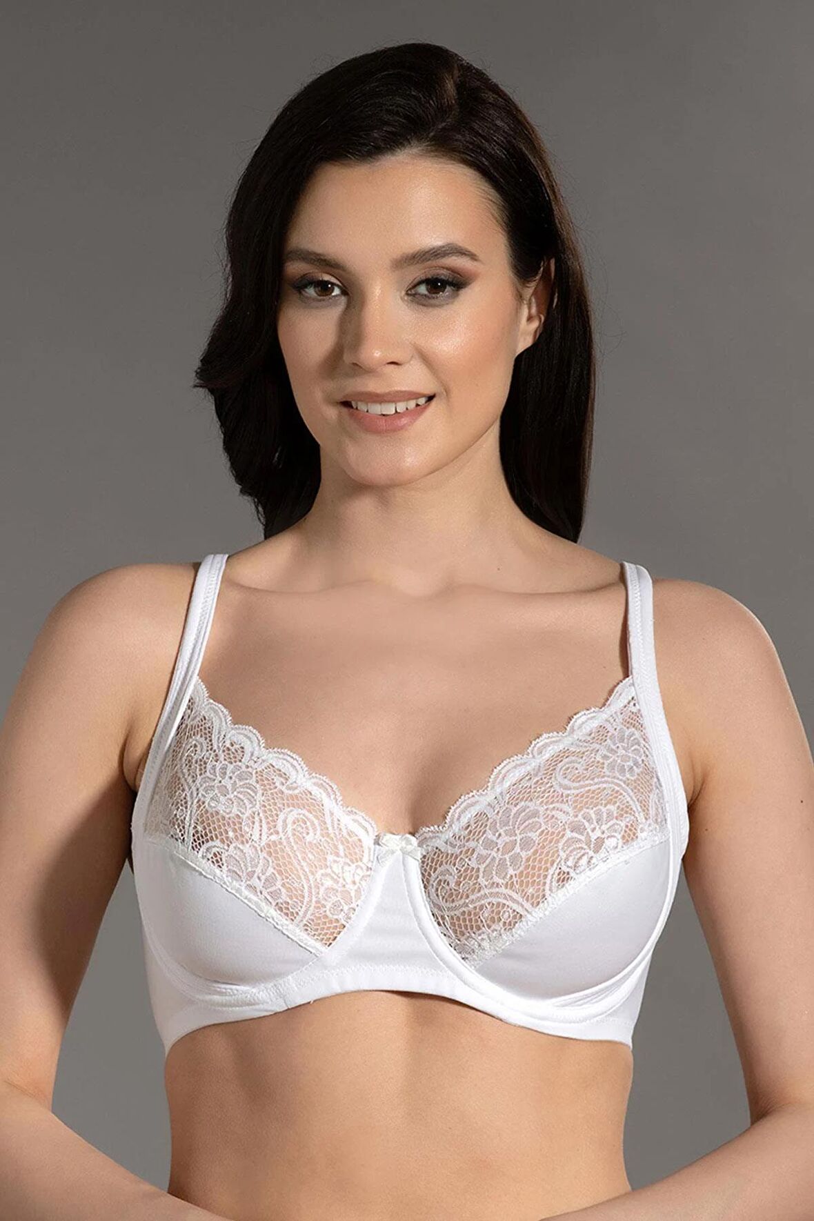 Sütyen C Kap Dantel Detaylı Toparlayıcı | New Bra 6000