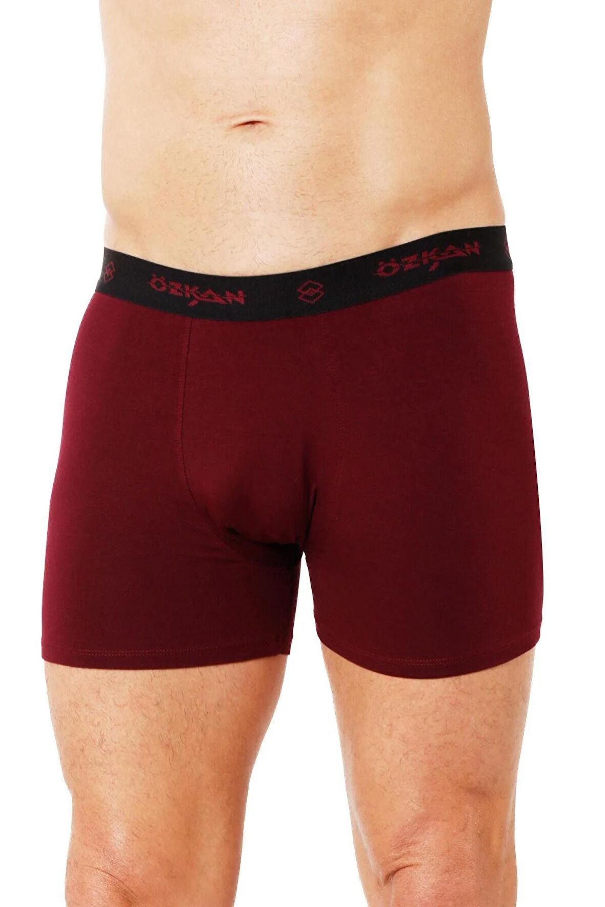 Erkek Modal Boxer Bordo |  Kompedan K11256