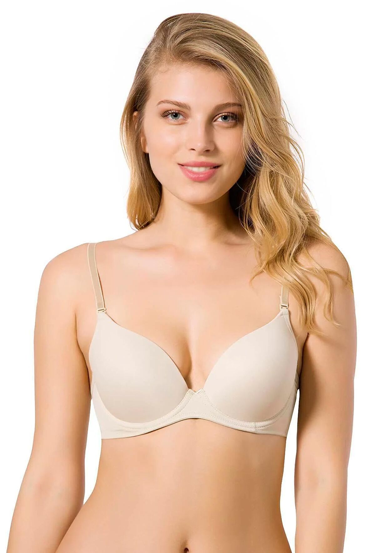 Desteksiz Sütyen Micro Kaplı Kulaklı Boş Kap Ten | Le Jardin 7010 