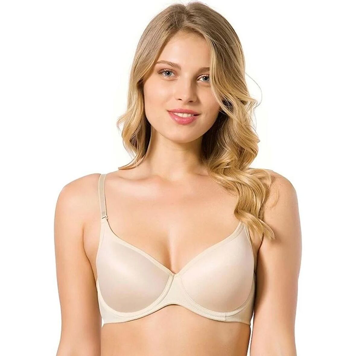 Soft Micro Battal Sütyen Ten | Le Jardin  9600-B