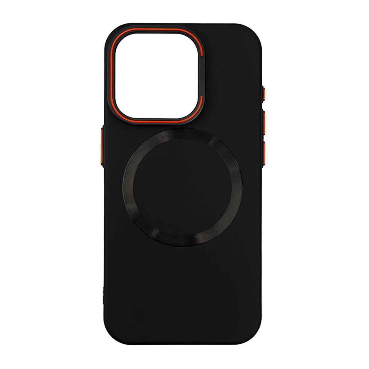 Iphone 15 Pro Max Suvin Stantlı Kılıf - Siyah