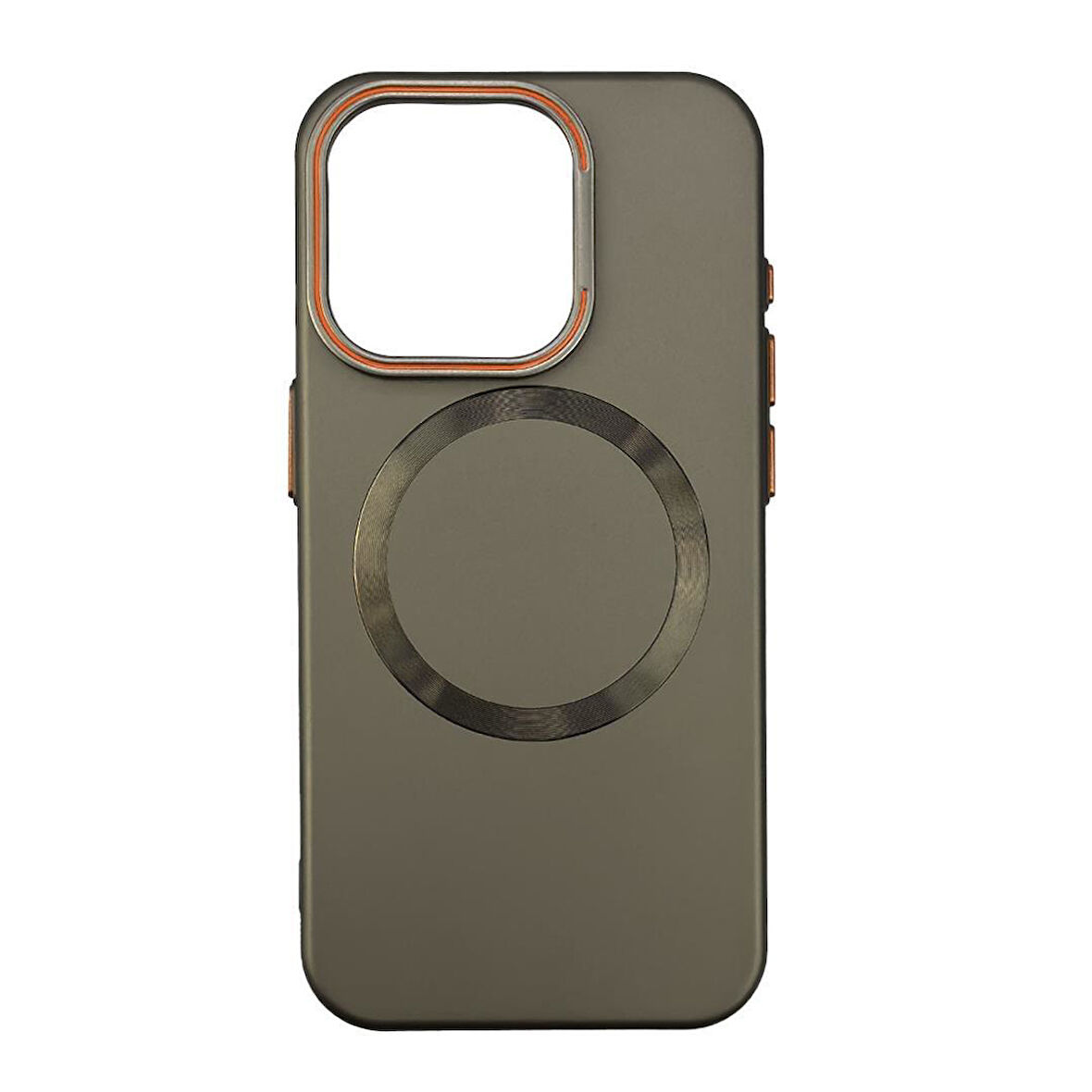 Iphone 15 Pro Max Suvin Stantlı Kılıf - Gri