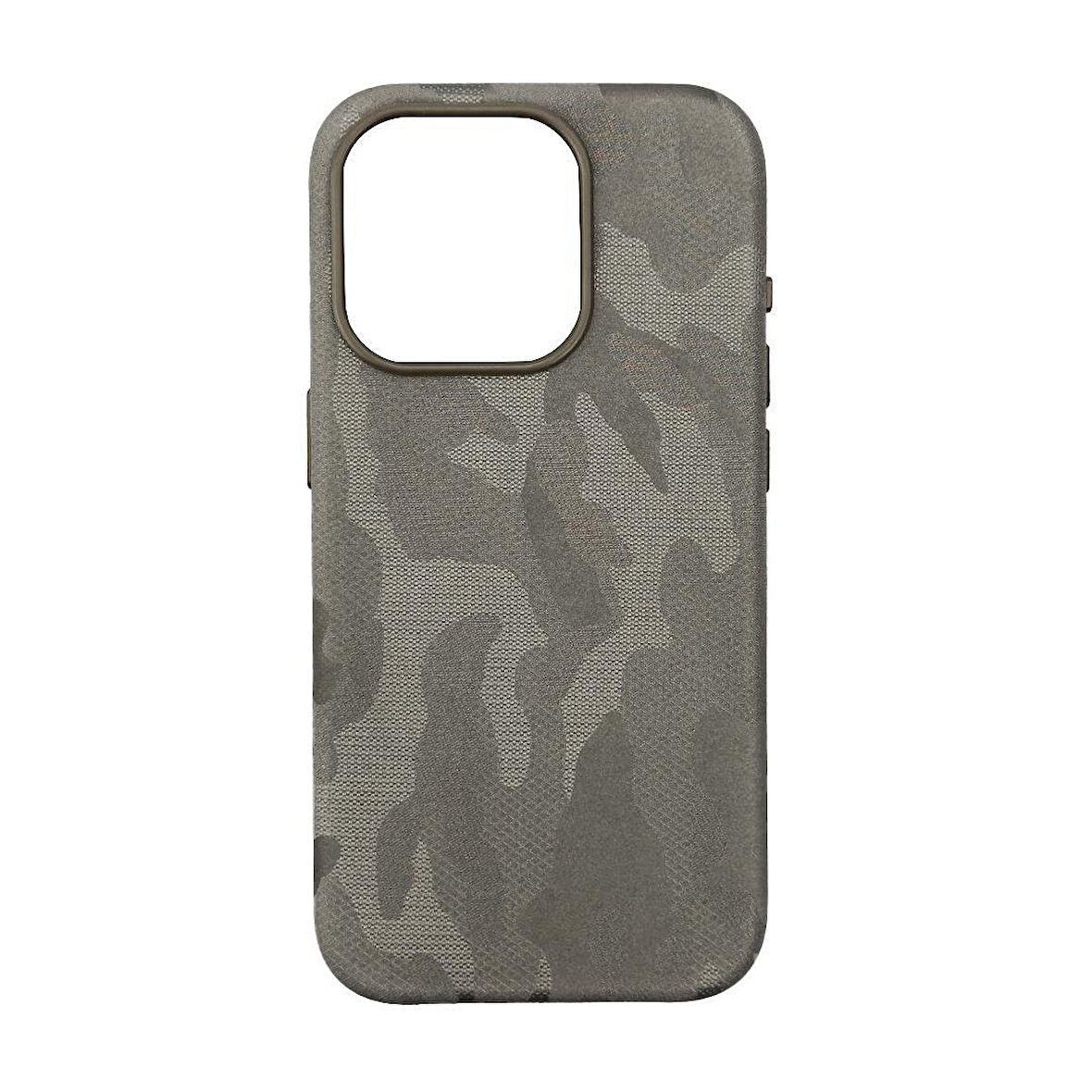 Iphone 15 Pro Fortis Kamuflaj Kılıf - Gri