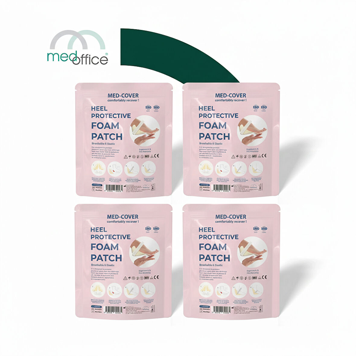 Med-Cover Topuk Koruyucu Köpük x 4 adet