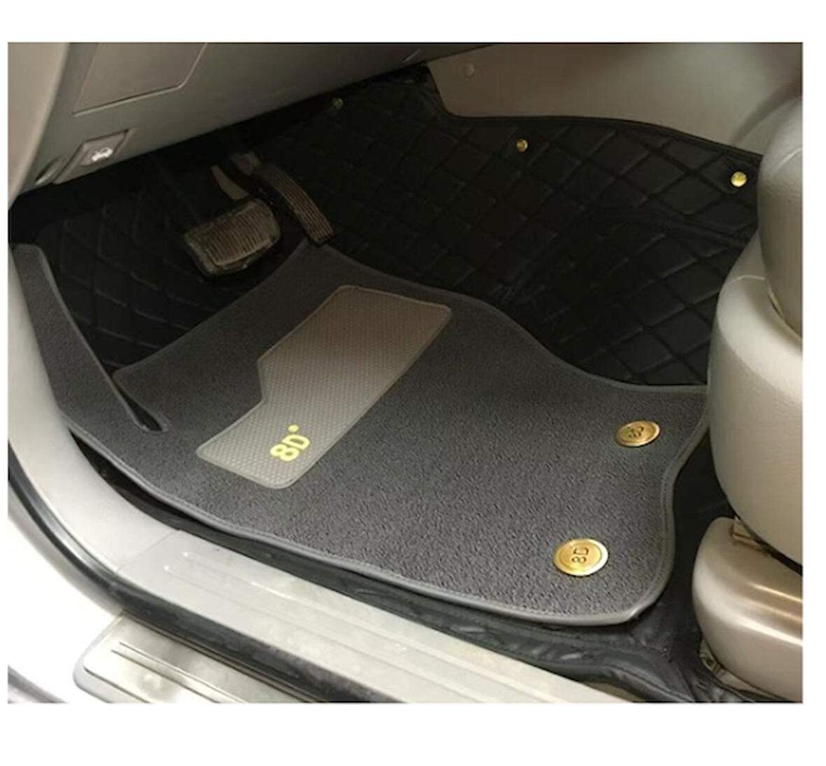 Kia Sorento 2006-2008 Araca Özel 8D Çift Katmanlı Havuzlu Paspas Takımı 