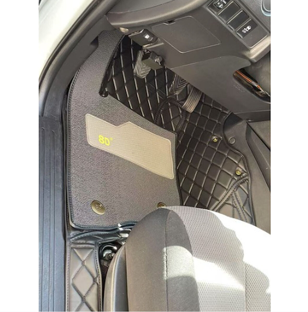 Mitsubishi L200 2019-2024 Arası Aracına Özel 8d Çift Katmanlı Havuzlu Paspas Takımı