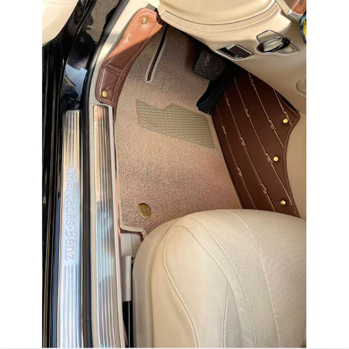 Mercedes-Benz S Serisi S 400 Aracına Özel 8d Çift Katmanlı Havuzlu Paspas Takımı (Bagaj Dahil)