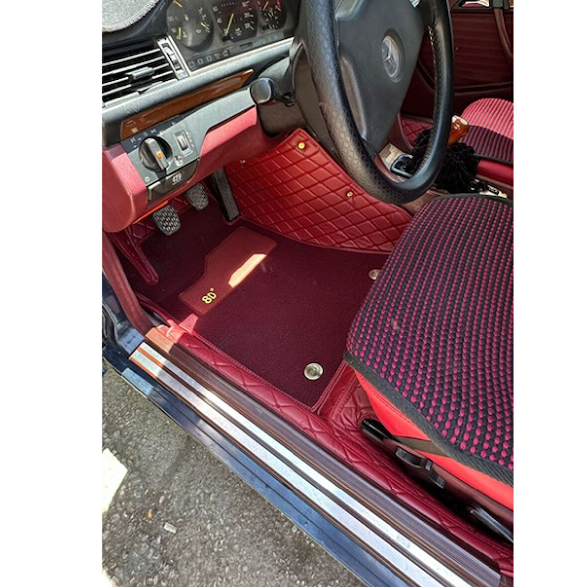 Mercedes 200 E 1996-1999 Arası Aracına Özel 8d Çift Katmanlı Havuzlu Paspas Takımı