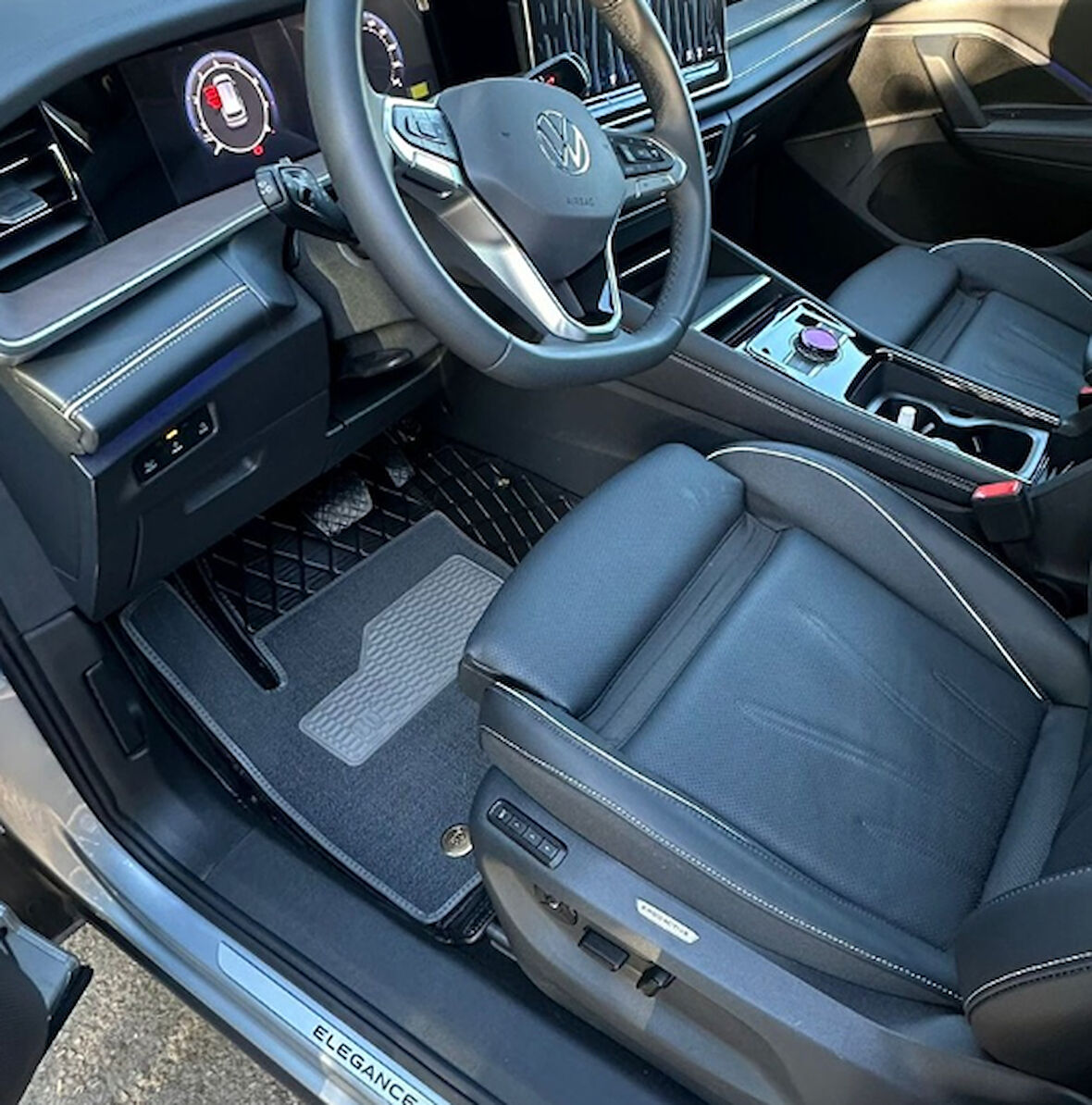 Volkswagen Tayron 2024 Sonrası Aracına Özel 8d Çift Katmanlı Havuzlu Paspas Takımı