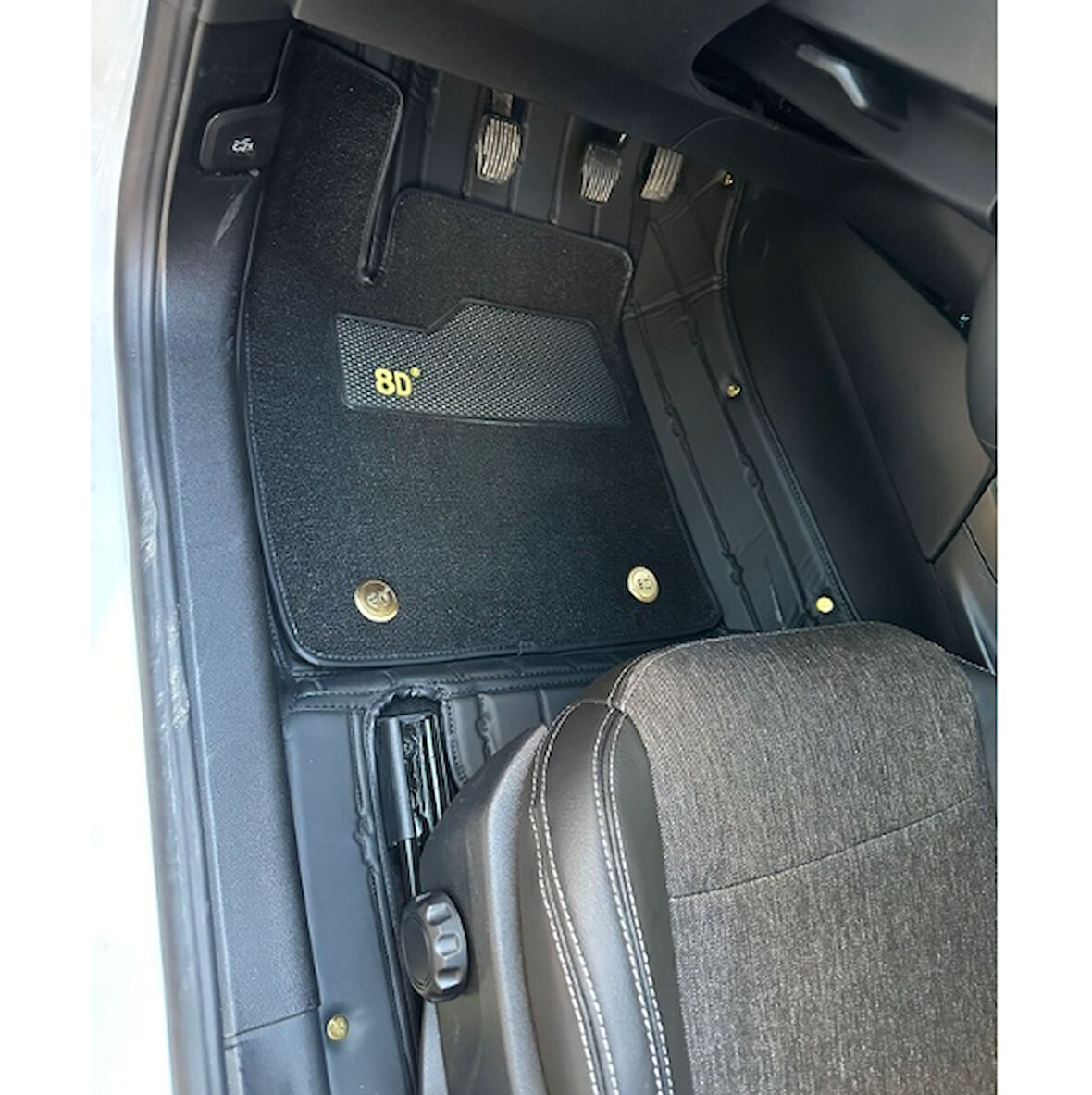 Jeep Compass 2017-2025 Arası Aracına Özel 8d Çift Katmanlı Havuzlu Paspas Takımı