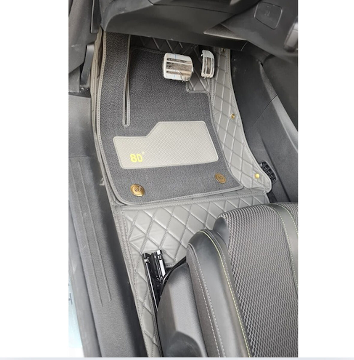 Peugeot 208 2024 Sonrası Aracına Özel 8d Çift Katmanlı Havuzlu Paspas Takımı