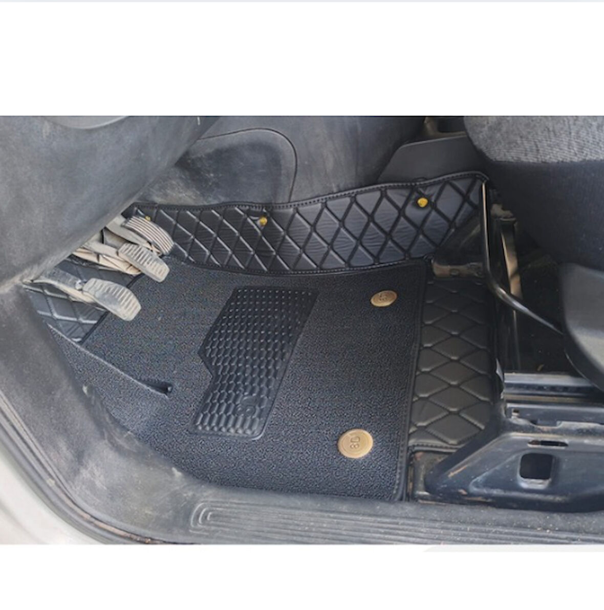 Fiat Doblo 2005-2010 Arası Aracına Özel 8d Çift Katmanlı Havuzlu Paspas Takımı