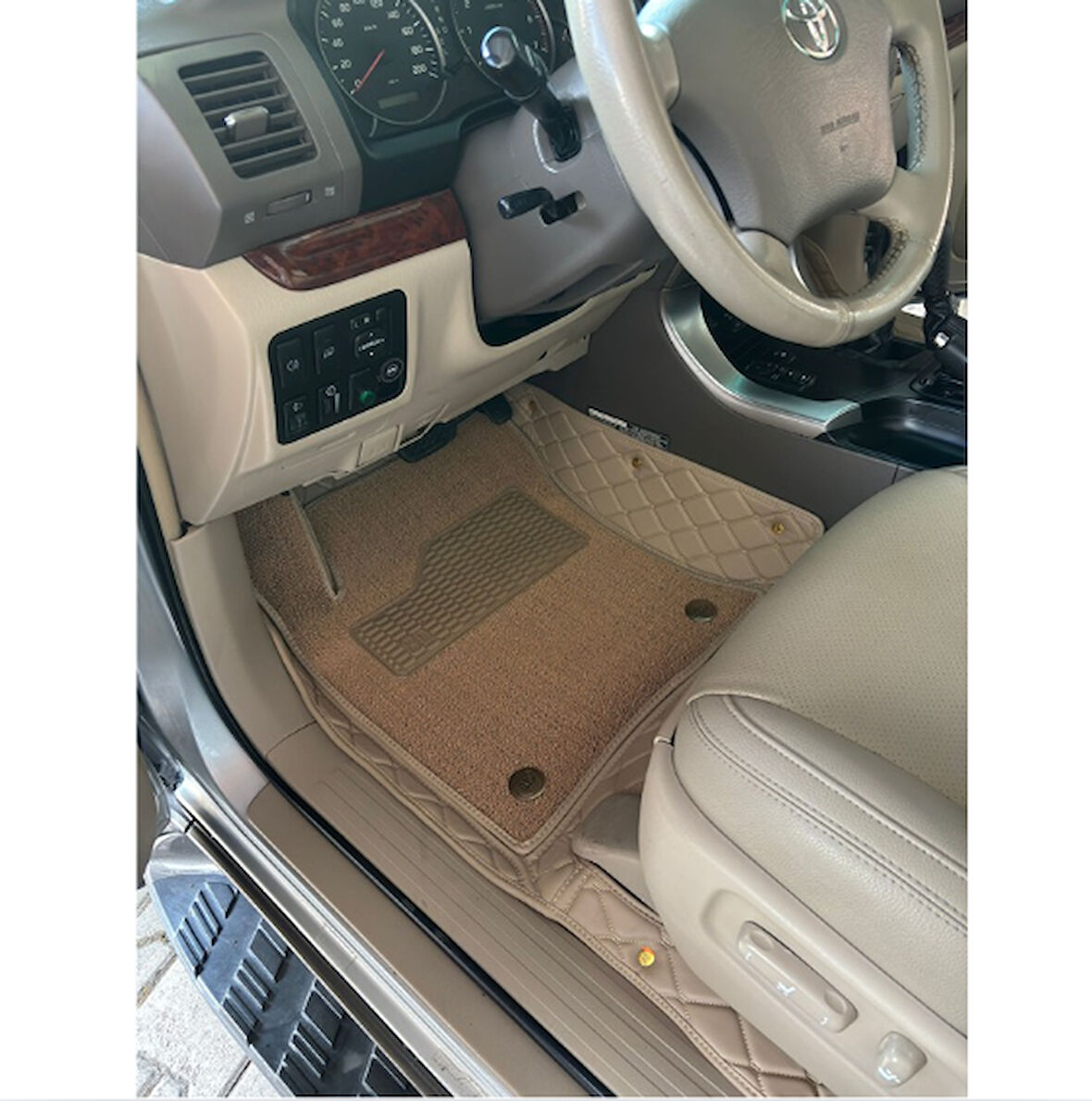 Toyota Land Crusier Prado 2004-2008 Arası Aracına Özel 8d Çift Katmanlı Havuzlu Paspas Takımı (5 Kişilik)