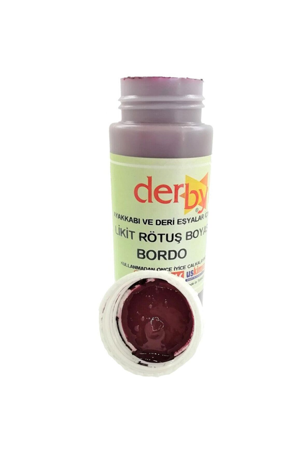 Ayakkabı Ve Deri Eşya Likit Rötuş Boyası - Bordo