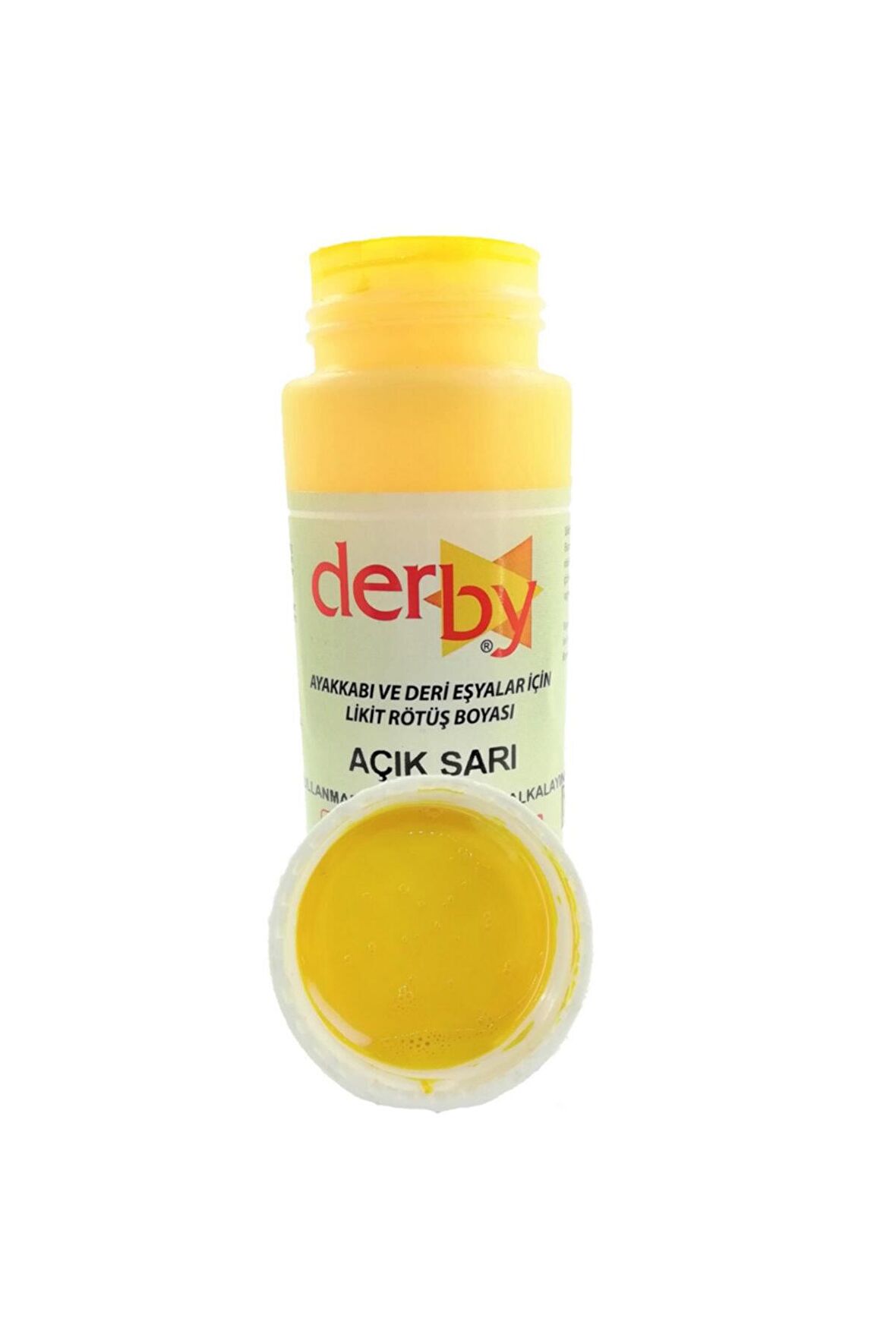 Ayakkabı Ve Deri Eşya Likit Rötuş Boyası - Açık Sarı