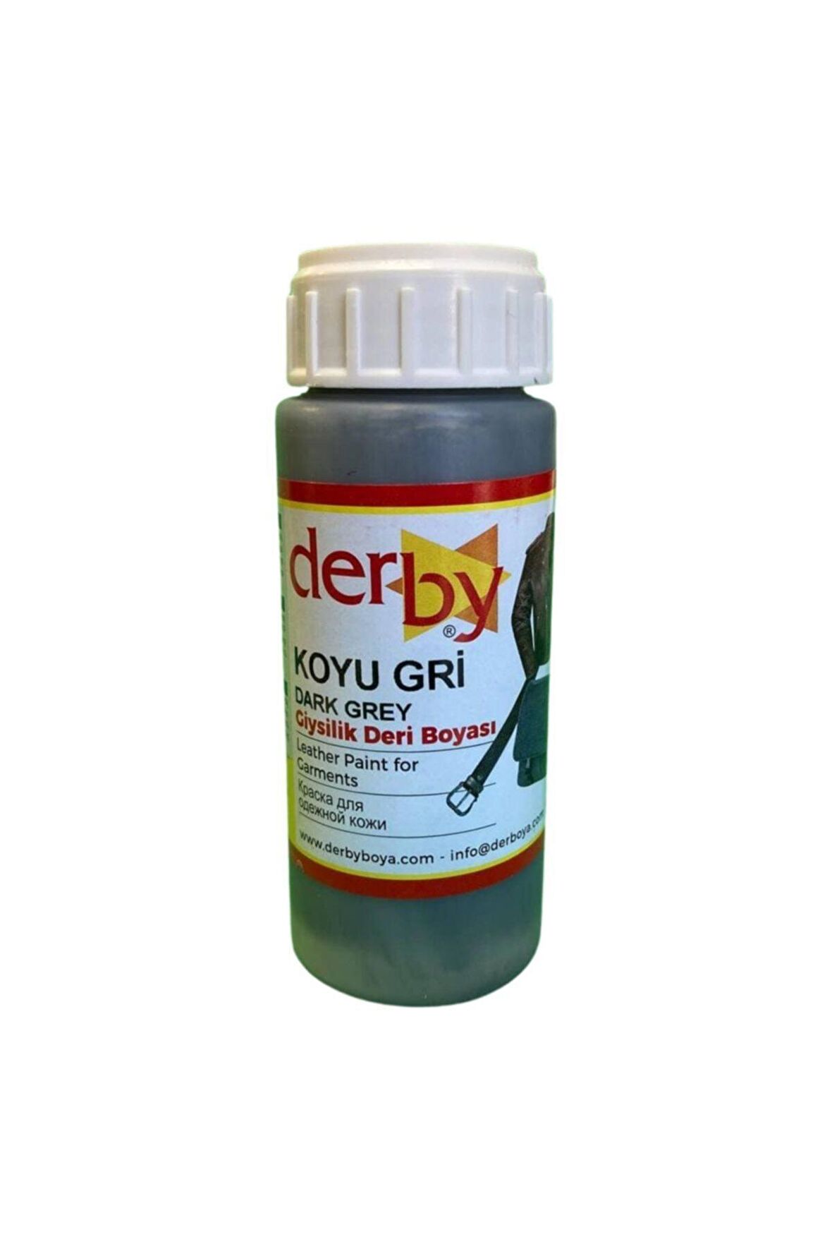 Special Deri Mont Ceket Çanta Kemer Direksiyon Boyası Koyu Gri 100 ml