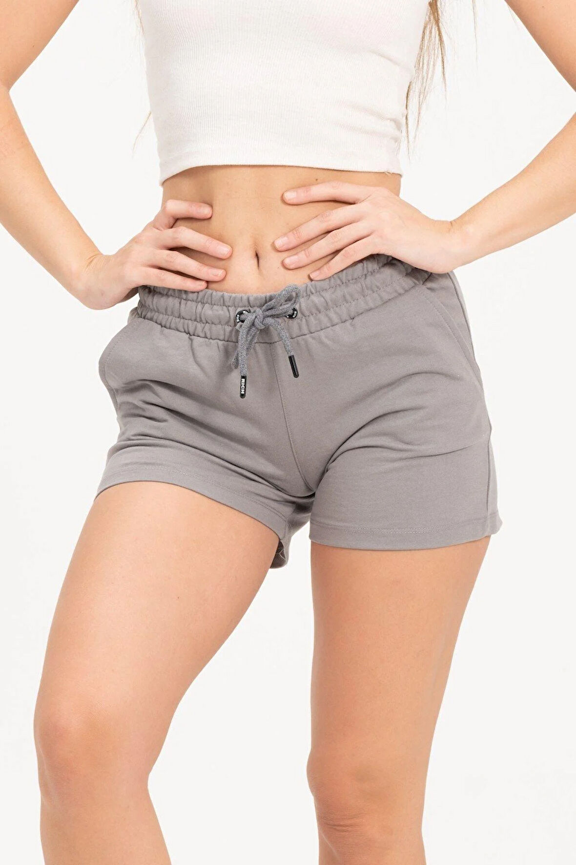 Kadın Taş Rengi Şort Mini Spor Şort