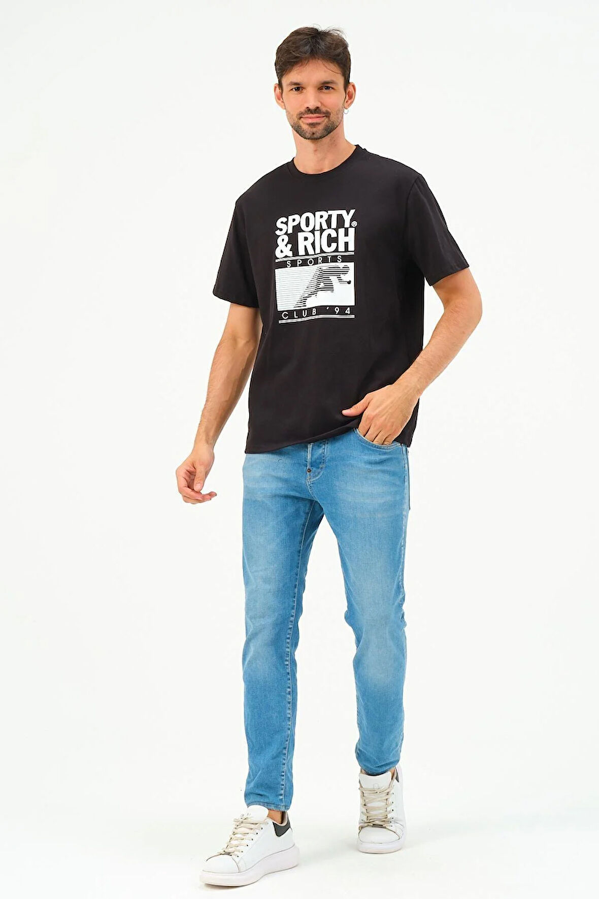 Erkek Oversize Pamuk Tişört T-shirt