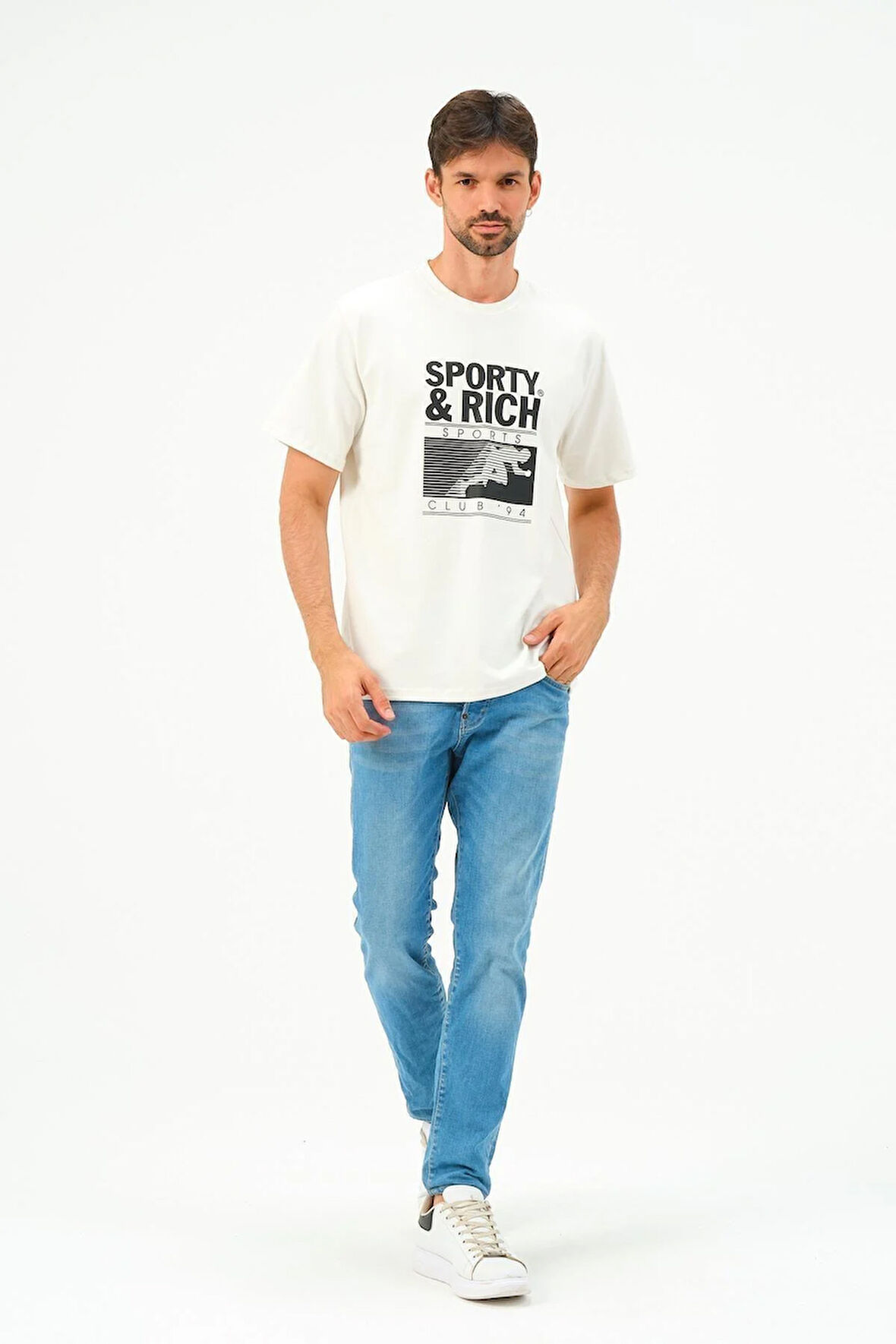 Erkek Oversize Pamuk Tişört T-shirt