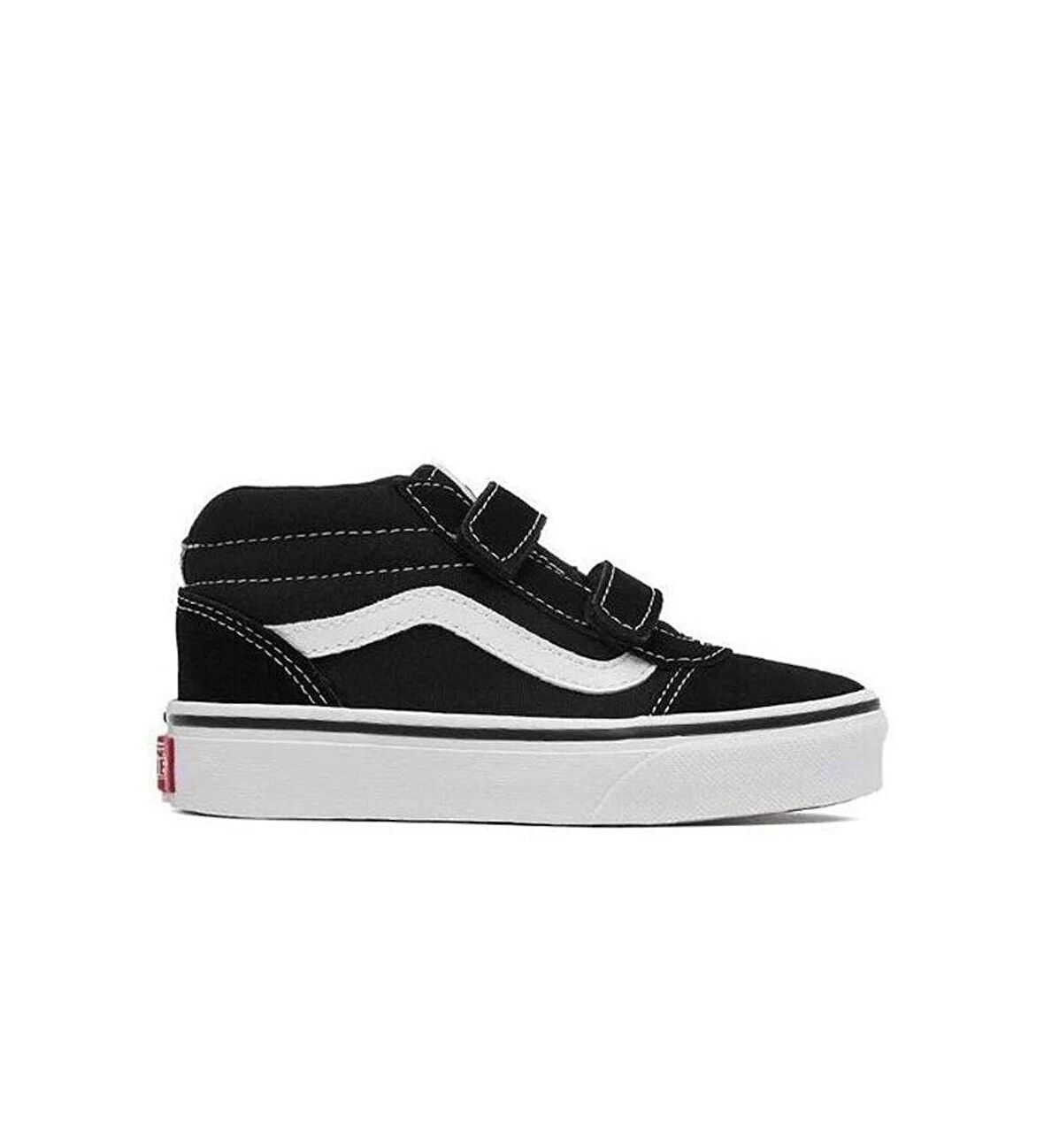 Vans YT Ward Mid V Çocuk Ayakkabı VN0A5HZ9IJU1 Siyah/Beyaz