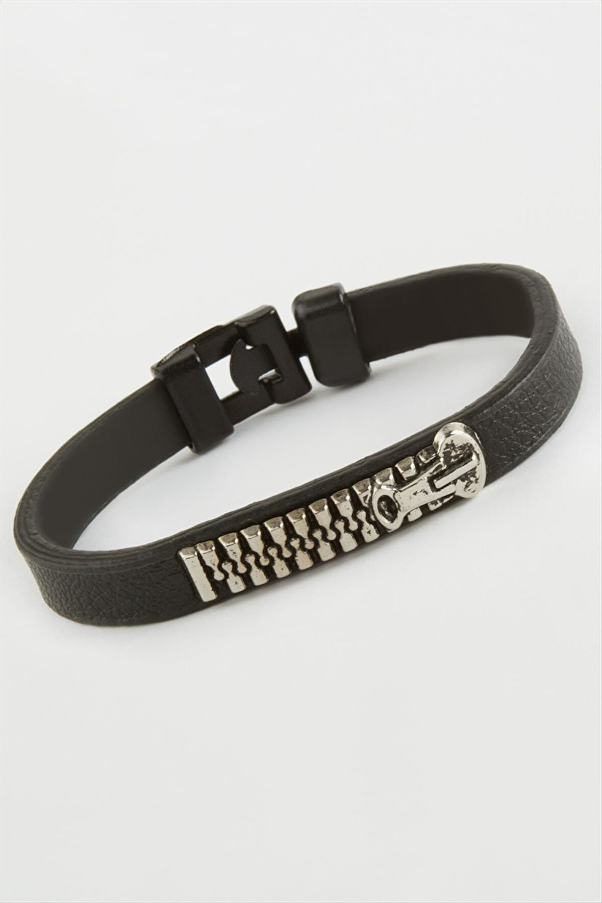 Fermuarlı Kaliteli Suni Deri Bileklik