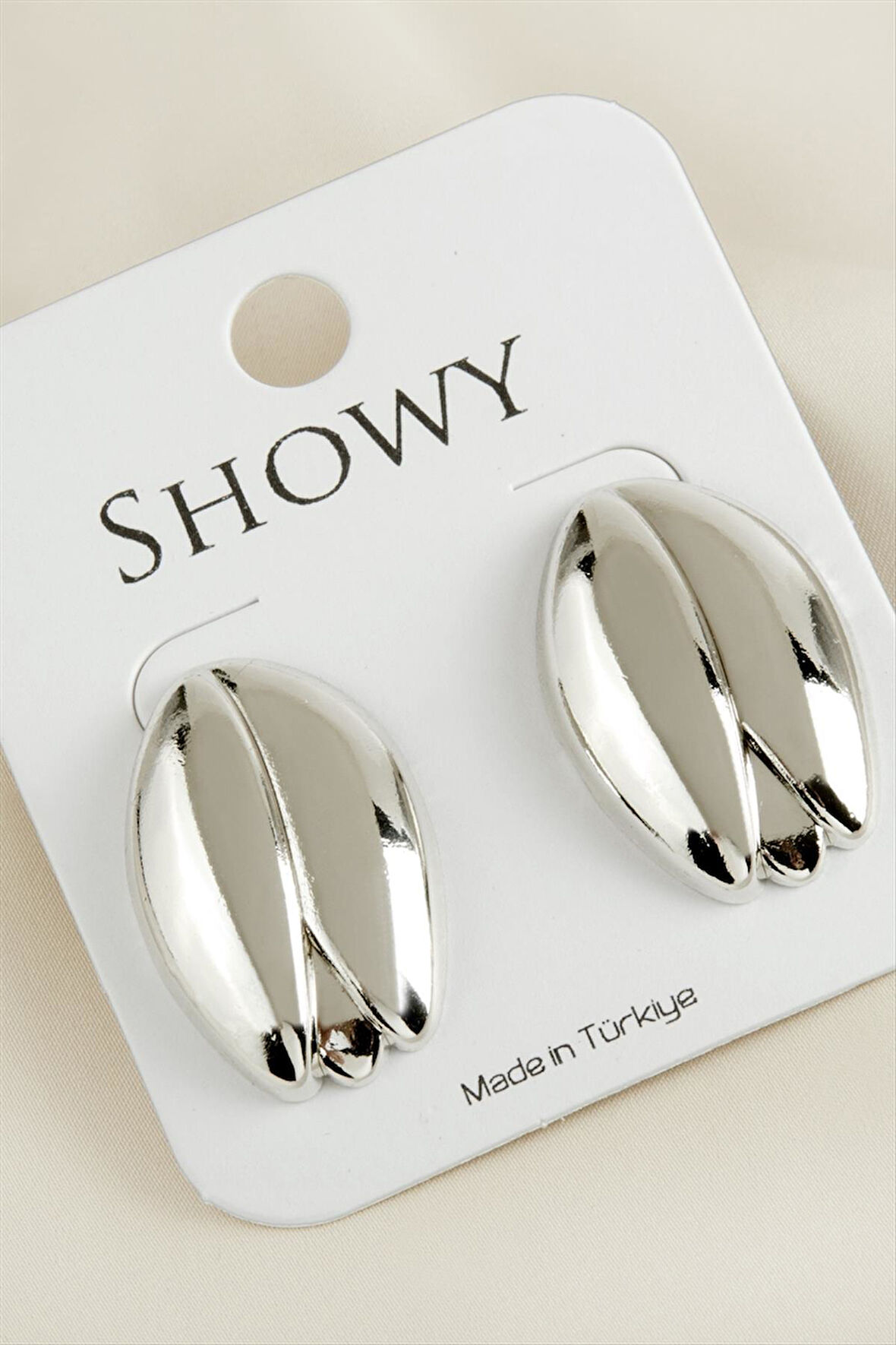 Badem Yeni Sezon Metal Küpe