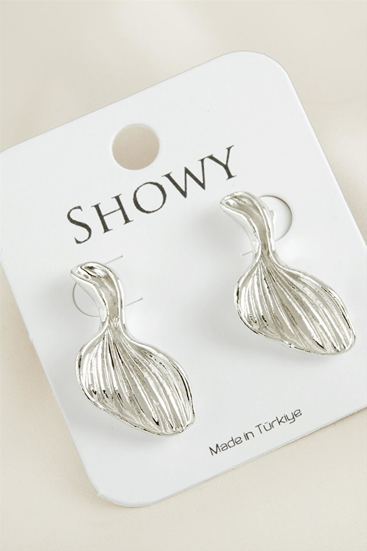 Deniz Kabuğu Tasarımlı Yeni Sezon Metal Küpe