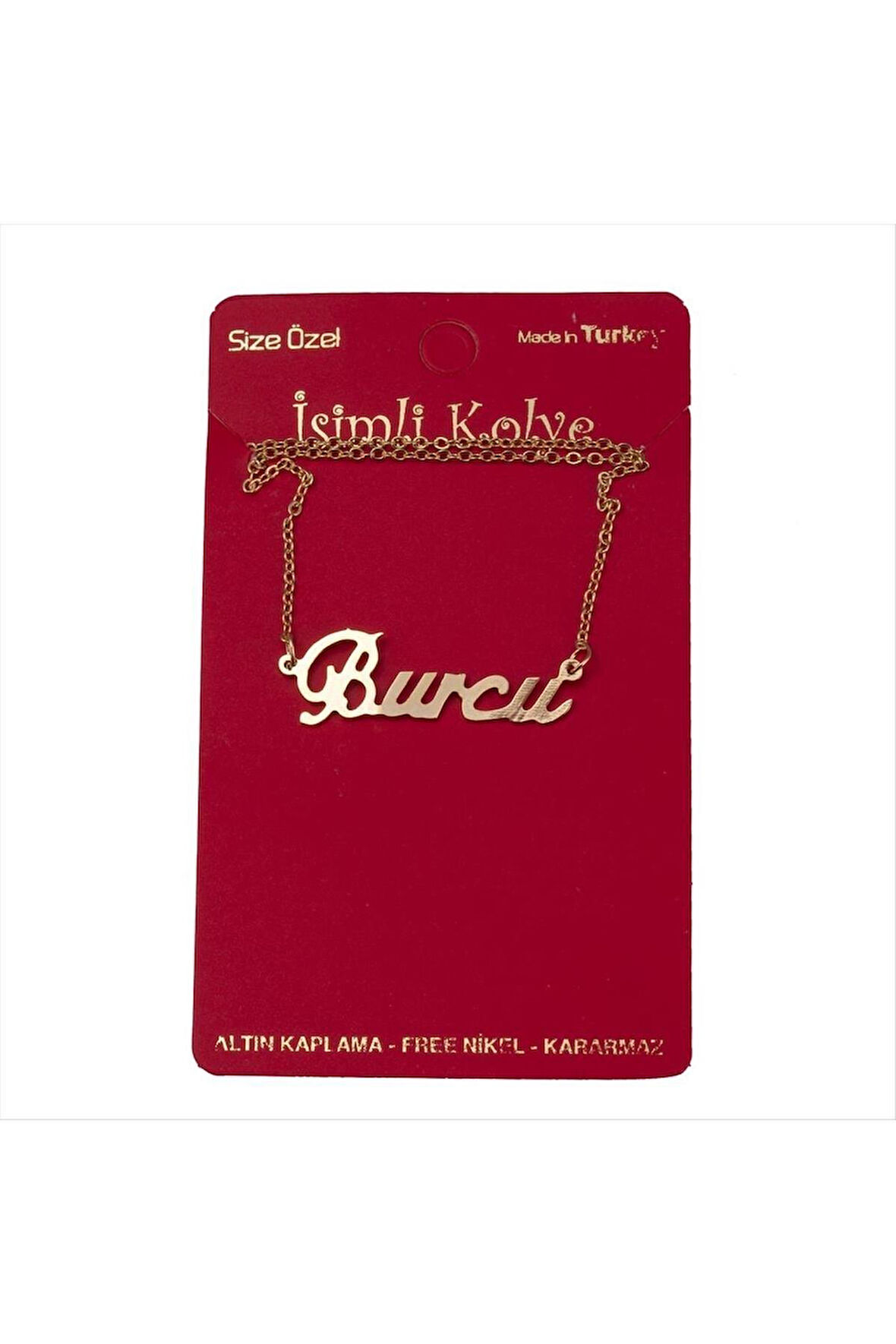 Burcu isimli kolye (Kişiye Özel)