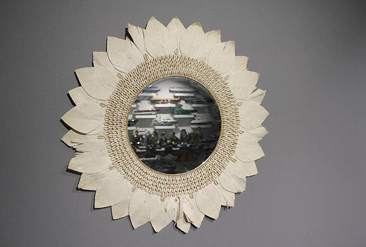 Makrome Duvar Aynası Model 1