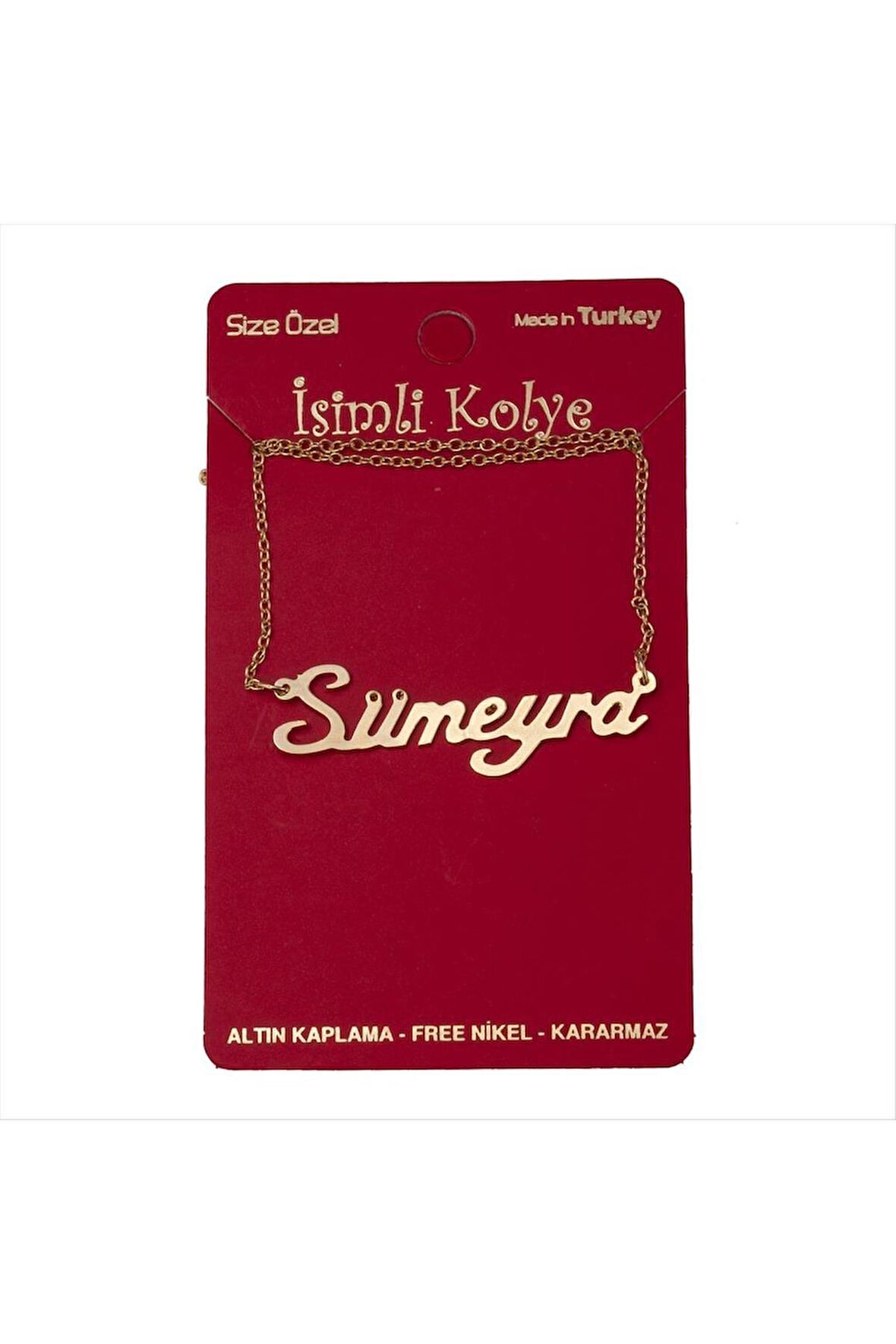 Sümeyra isimli kolye (Kişiye Özel)