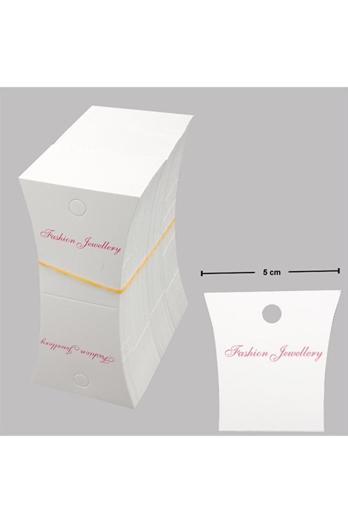 Oval Kesim Kolye Kartı