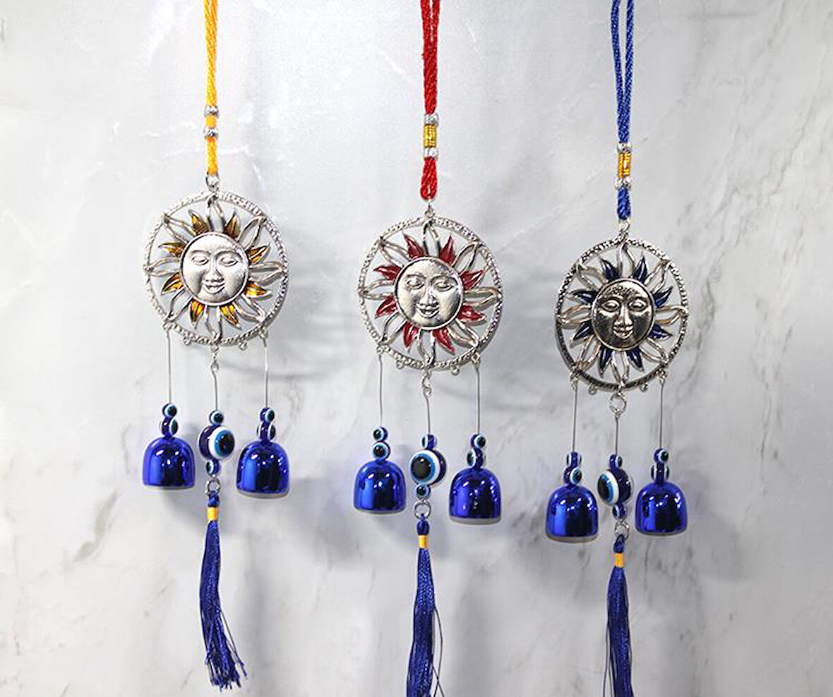 Metal Nazar Boncuğu Çan Model 13